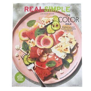 Real Simple Magazine Summer 2025 The Color Issue Throw A Pretty Summer Party